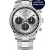 De Vescari Chestor Panda is een prachtig gelimiteerd Chronografisch horloge met een stalen band. Verkrijgbaar bij Gentlemens Watches. The Vescari Chestor is a beautifull limited chronograph watch with steel band. Availible at Gentlemens Watches